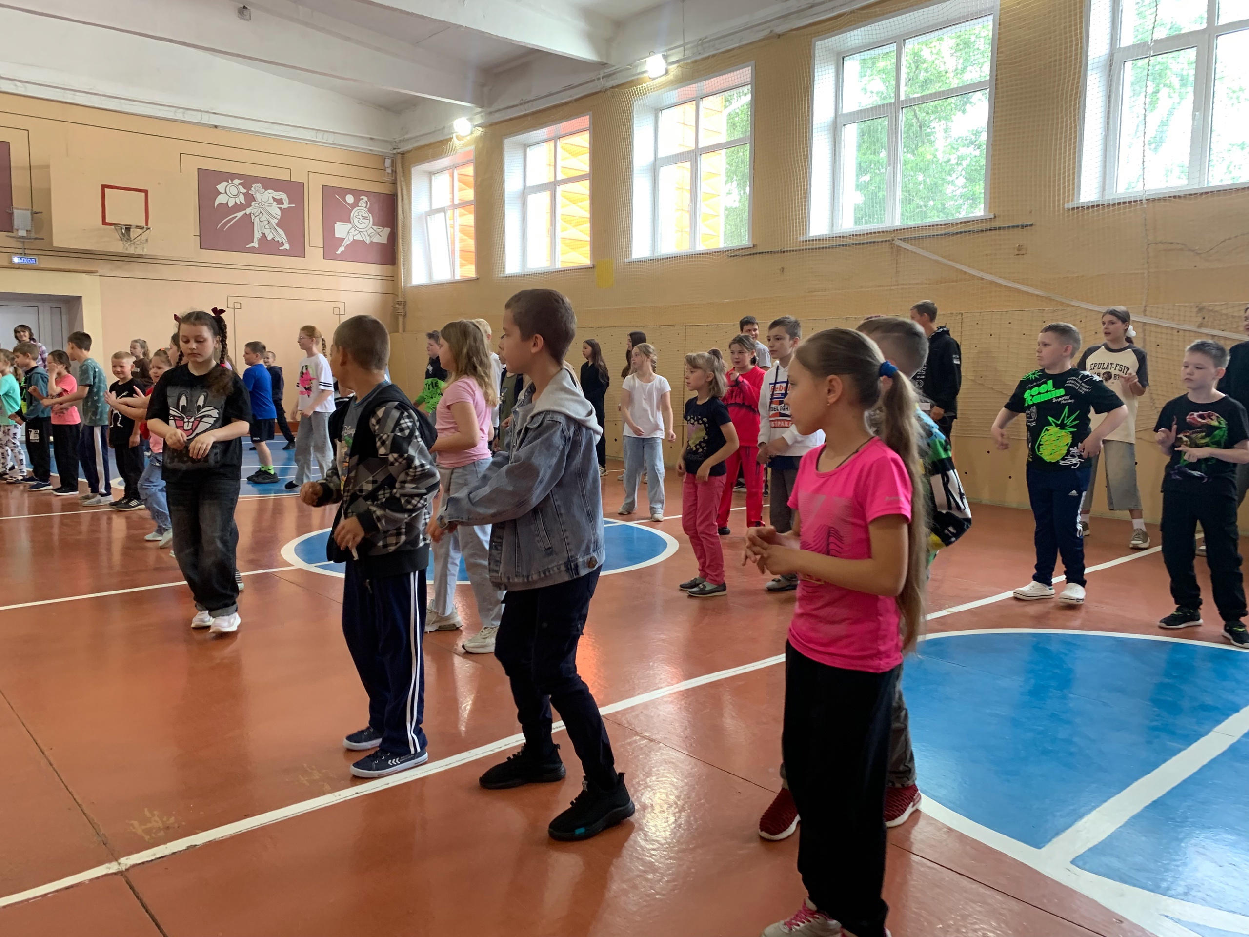 Здоровый образ жизни в пришкольном лагере.